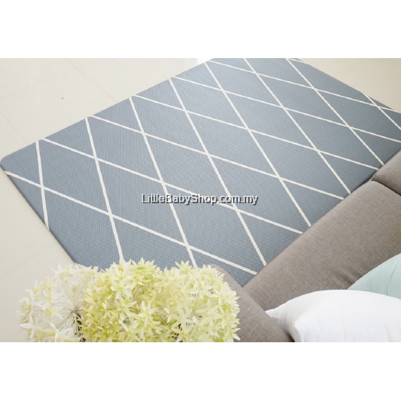 Dfang Double Film Premium PVC Playmat Adele Grey+Diana (L 1.4cm) l