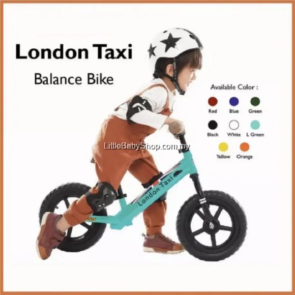 LONDON TAXI Balance Bike (Orange/Red/Blue)