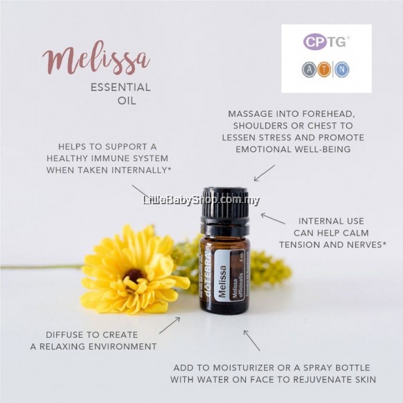 dōTERRA Melissa Oil (Melissa Officinalis) 5mL Little Baby Shop My