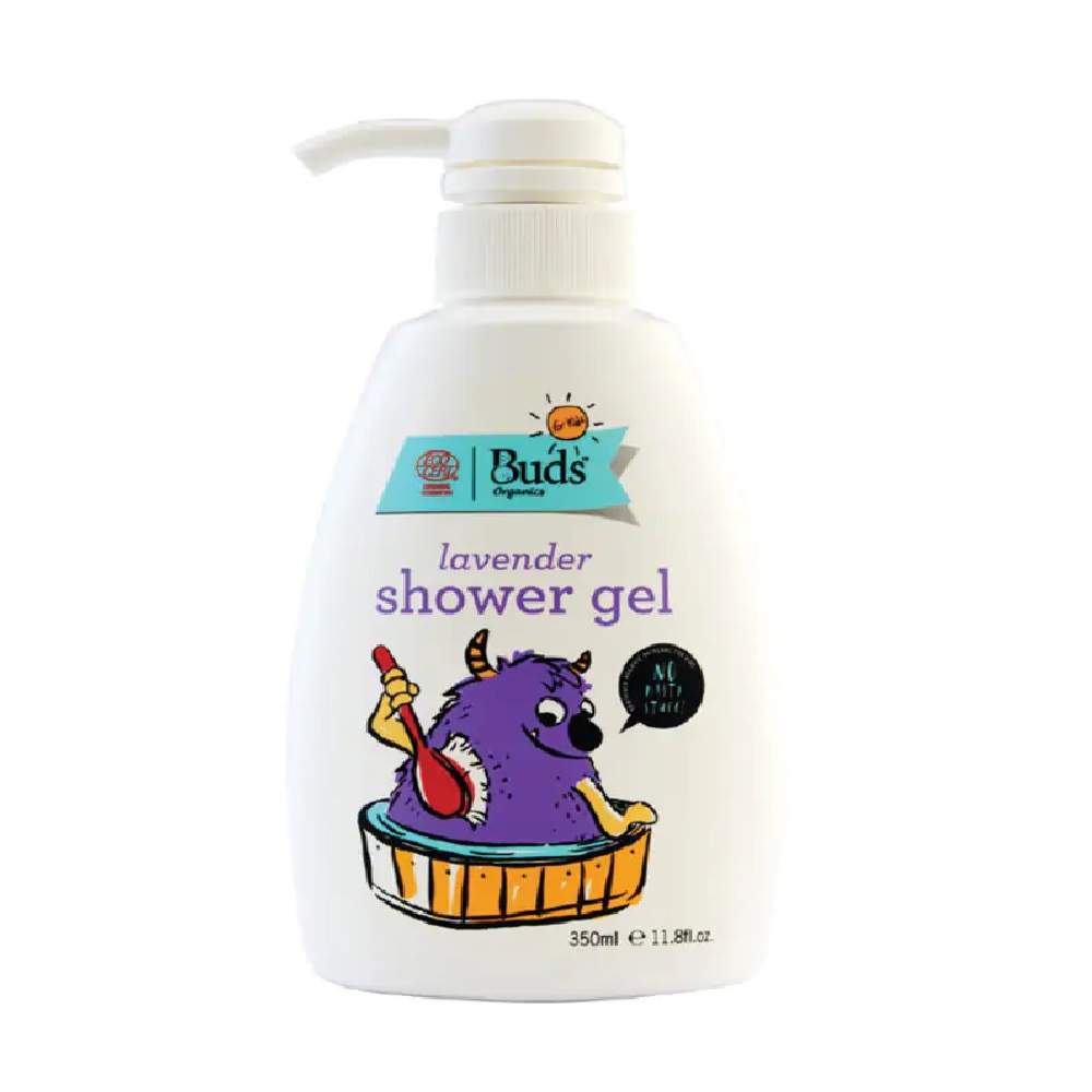 Buds For Kids Lavender Shower Gel (350ml) l Little Baby Shop MY Online