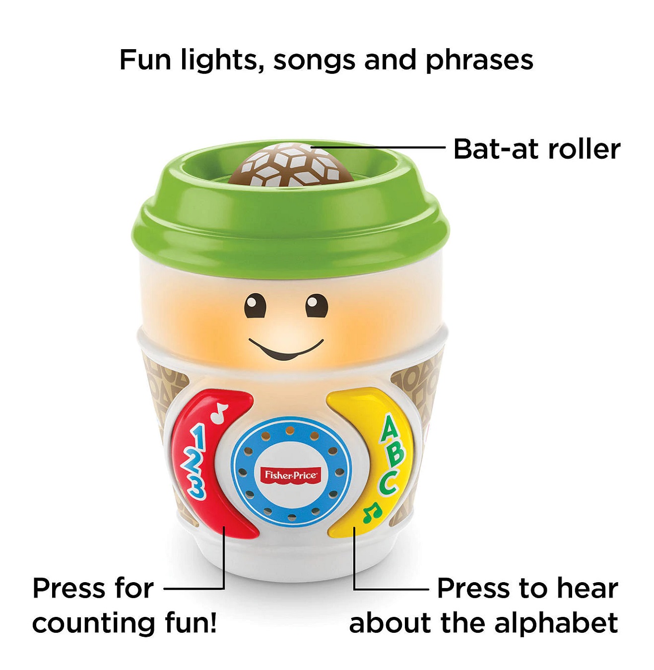 Fisher-Price Ria e AprendA Copo de Café Interativo - Anne Claire Baby Fisher-Price Ria e AprendA Copo de Café Interativo - Anne Claire Baby