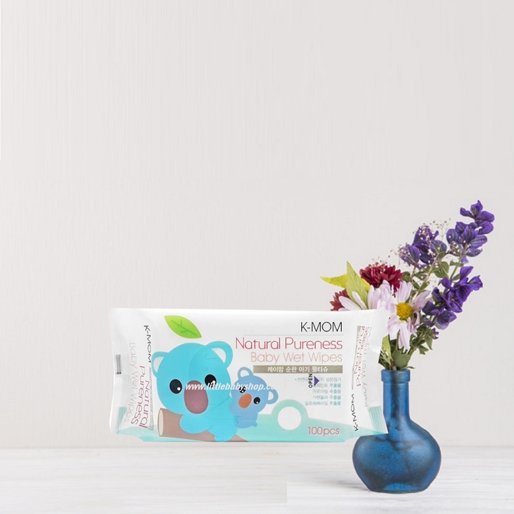 KMom Organic Basic Wet Tissue Natural Pureness ( 100 sheets ) l