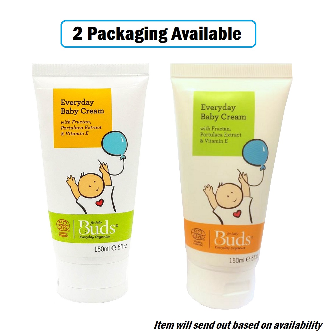 BUDS EVERYDAY ORGANICS Baby Cream 150ml l Little Baby Shop MY Online